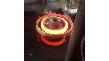 钛合金圆钢退火就用中频感应加热炉