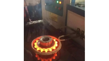 机床离合器摩擦片采用高频感应加热炉进行的热处理技